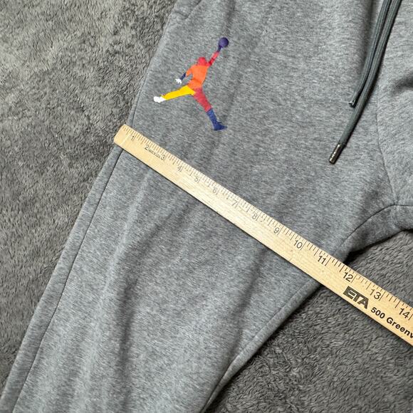 NIKE AIR JORDAN DNA HBR PANTS CARBON HEATHER Jogger Mens M Fleece AV0048-091 - Picture 7 of 8
